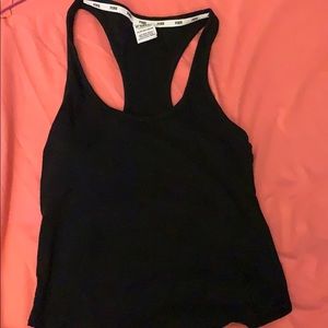 Black tank top from pink